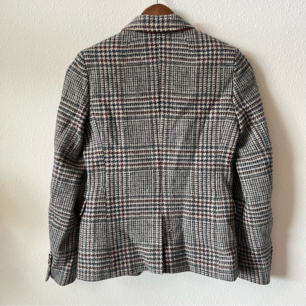 J. Crew Plaid Blazer Cream Black Schoolgirl Preppy Casual Formal Academi… - Picture 9 of 9